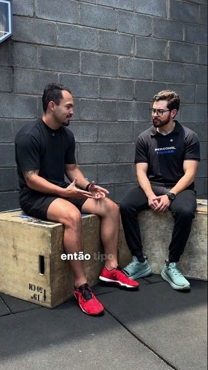 Cena do vídeo de depoimento de Vitor